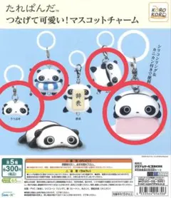 たれぱんだ　めじるしチャーム4点セット