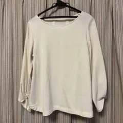 ikka シャツ　ブラウス　M アイボリー　オフホワイトのサムネイル