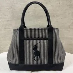 ラルフローレン ビッグポニー ヒッコリートート