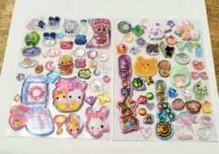 かわいい立体シールセット 2枚セット　まとめ売り　おすそ分け