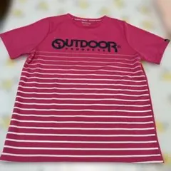 OUTDOOR PRODUCTS 半袖Tシャツ ピンク L