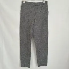 バナナリパブリック ヘリボーン パンツ テーパード 0 灰黒白 化繊 オフィスのサムネイル