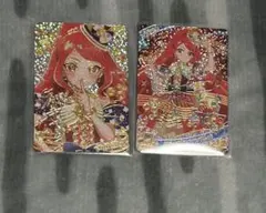 ひみつのアイプリ　サクラ　サイン　メロディバズリウムアンサンブルレッド