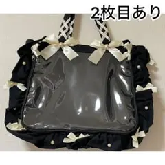 痛バ　痛バッグ　ザッカマート A4 フリルデザイン痛バッグ用トートバッグ　ミルク