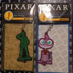 PIXAR Happyくじ ラバーチャーム 2種セット　トイ・ストーリーのサムネイル