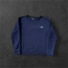 THENORTHFACE ネイビースウェットトレーナーロゴ　Lサイズ（メンズ）
