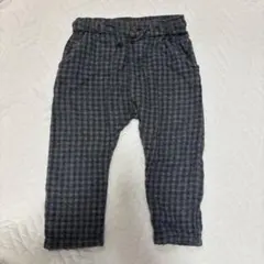 【美品】H&M 80 ベビーパンツ チェックパンツ