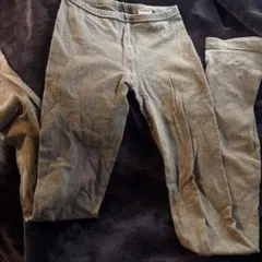 フレンチブル　レギンス　カーキ　Mくらい