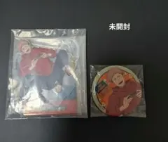 呪術廻戦・虎杖悠仁・アクリルスタンド&缶バッジ・未開封