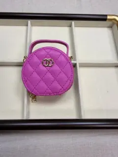 ピンク キルティング コインケース