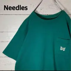 【希少カラー】ニードルス⭐︎パピヨン刺繍ロゴ入りポケットTシャツ 即完売モデル