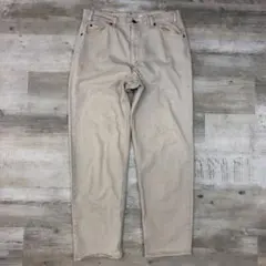 リーバイス 550 オレンジタブ W36 L32 ベージュ ボタン裏585のサムネイル