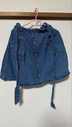 【お値下げ】RETRO GIRL デニム ミニスカート　Mサイズのサムネイル