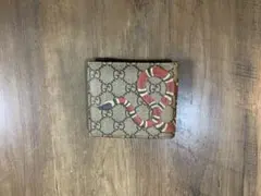 美品✨️GUCCI 財布 キングスネーク GGスプリーム PVC ミケーレ 美品✨️グッチ 財布 キングスネーク GGスプリーム PVC ミケーレ
