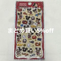 正規品ミッキーマウス　プチドロップステッカー　ディズニー