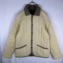 ラベンハム 英国製 リネン混 キルティング 36 ベージュ