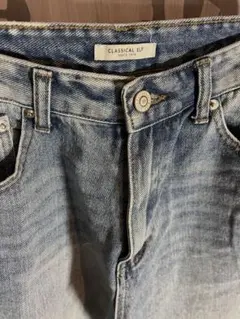 レディース ハイウエストデニムパンツ