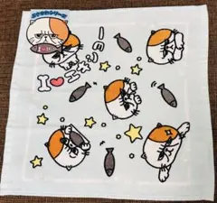 ぶさかわ　エキショー　猫　ハンドタオル