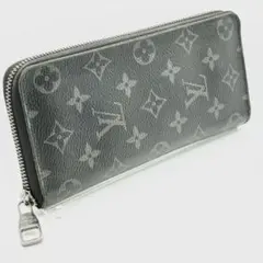 ルイヴィトン　モノグラム　エクリプス　ジッピーウォレット　ヴェルティカル　長財布