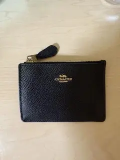 COACH ブラック レザー コインケース カードケース