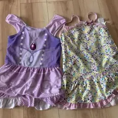 女の子向けワンピース水着 120