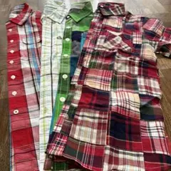 【匿名配送】新品 未使用 チェック柄シャツ★4点セット