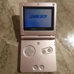 ニンテンドー ゲームボーイアドバンス SP 折りたたみ式 ピンク 純正充電器付き
