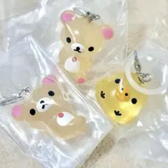 リラックマ クリアマスコットチャーム めじるしアクセサリー