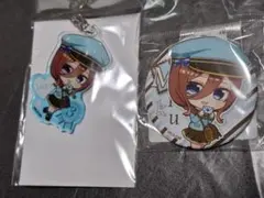 五等分の花嫁　中野三玖　恋文郵便屋　アクリルキーホルダー　缶バッジ　ドンキホーテ