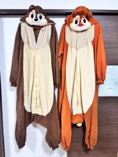 チップとデールの着ぐるみ