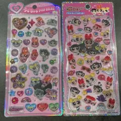 【正規品】パワーパフガールズ うるちゅるポップシール プチドロップステッカー