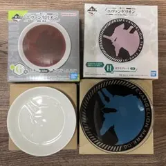 一番くじ エヴァンゲリオン Ｇ賞 小皿、H賞 ガラスプレート【Mark.06】