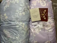 モリリン　ダウンケット　ピンク　ブルー　2枚セット　ホワイトダックダウン
