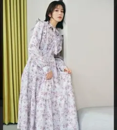 リリアンカラット　2WAYリボンフラワーワンピース