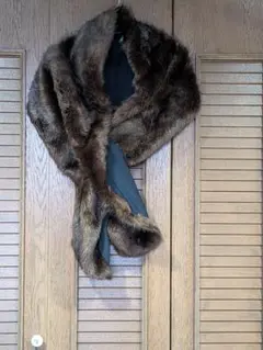 ZARA エコファー ストール・ショール　フェイクファー