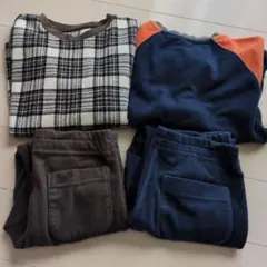 ユニクロ フリース パジャマ　110㎝ 上下2セット　UNIQLO　まとめ売り