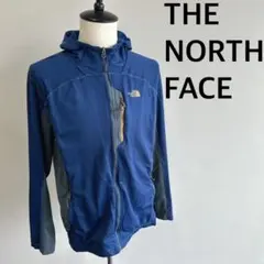 ノースフェイスジップアップパーカーネイビ×グレーメンズXLサイズ相当24時間発送