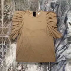 LANVIN 38 フェアリーコアy2k パフスリーブ フリル 半袖カットソー