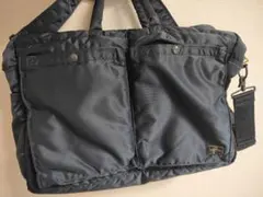 極美品　PORTER ポーター　タンカー　2way　ショルダーバッグ　ネイビー