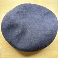 ウール製　ブラウンベレー帽 57.5cm