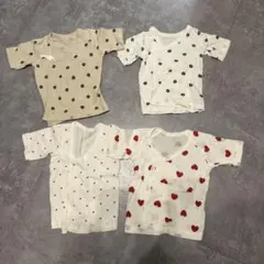 未使用　西松屋　短肌着セット