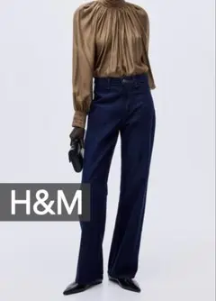 H&M ストレートハイウエストデニム　サイズ34