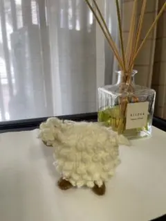 アクリル羊のあみぐるみ 約8cm
