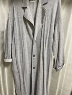 BEARDSLEY(ビアズリー)ロングコート グレー ニット素材のサムネイル