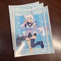 白上フブキ　大神ミオ　ホロライブ　スリーブ　まとめ売り　セット ホロライブ 白上フブキ 大神ミオ 刀 スリーブ 計2枚 単品 - メルカリ