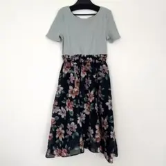 ジルバイジルスチュアート ワンピ 花柄 フレア 春