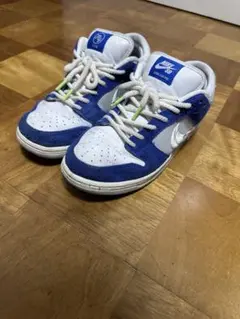 NIKEスニーカー　ダンクLow ブルー／ホワイト