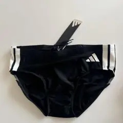 adidas アディダス　競泳水着　XL 黒　スイムビキニ　スイムブリーフ　水着