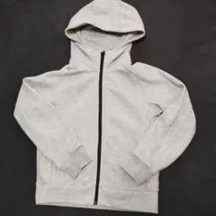 UNIQLO グレー フルジップ パーカー 140