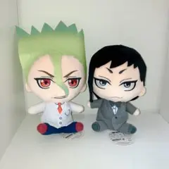 Dr.STONE ぷちった　ぬいぐるみBC 石化前　石神千空、あさぎりゲン